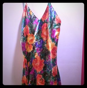 Vintage Victoria's Secret Silky Floral Slip
